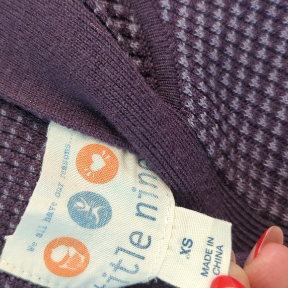 Title Nine Wool Blend Three Button Longline Cardigan Purple XS Patterned - Picture 6 of 9